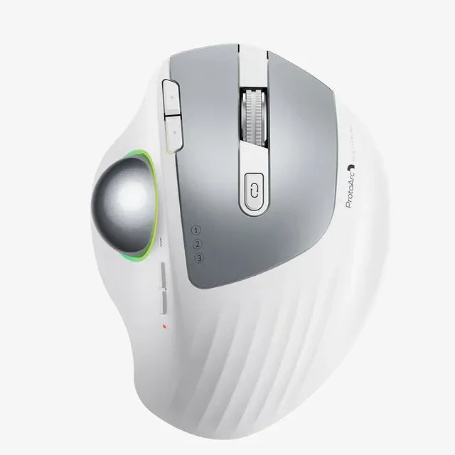 ProtoArc EM01 Trackball Mouse RGB Wireless 2.4G Bluetooth