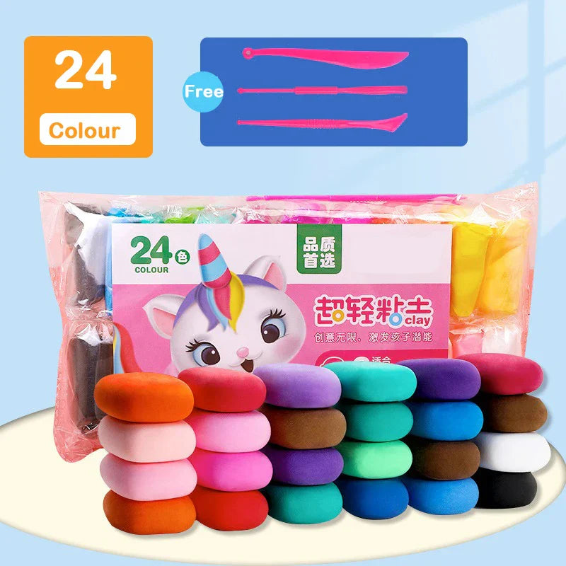 48 Colors Air Dry Clay Ultra Light Magic