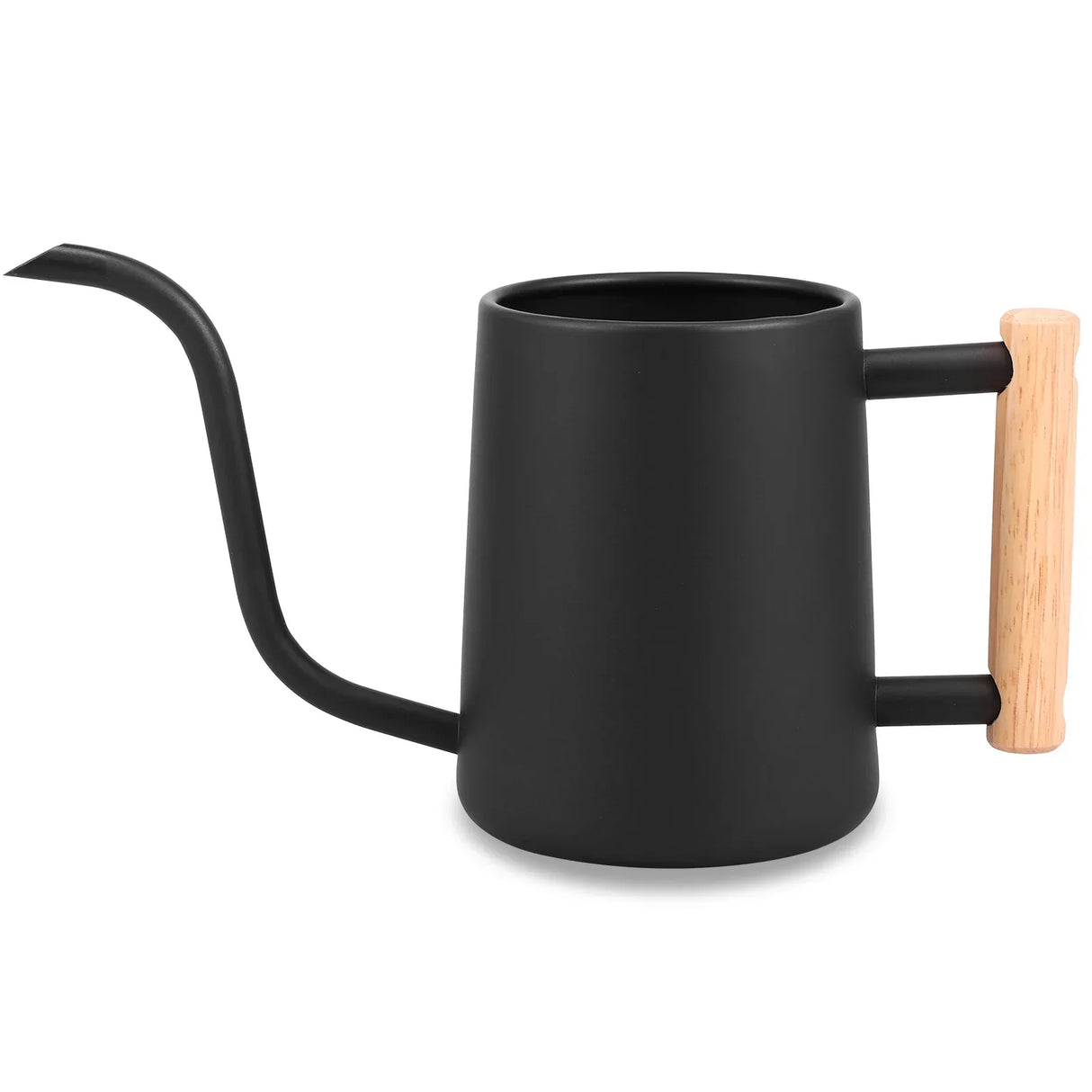 1L Watering Can with Wooden Handle Stainless Steel