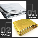 Blanket Survival Thermal Blankets Emergency Foil Rescuing Warm