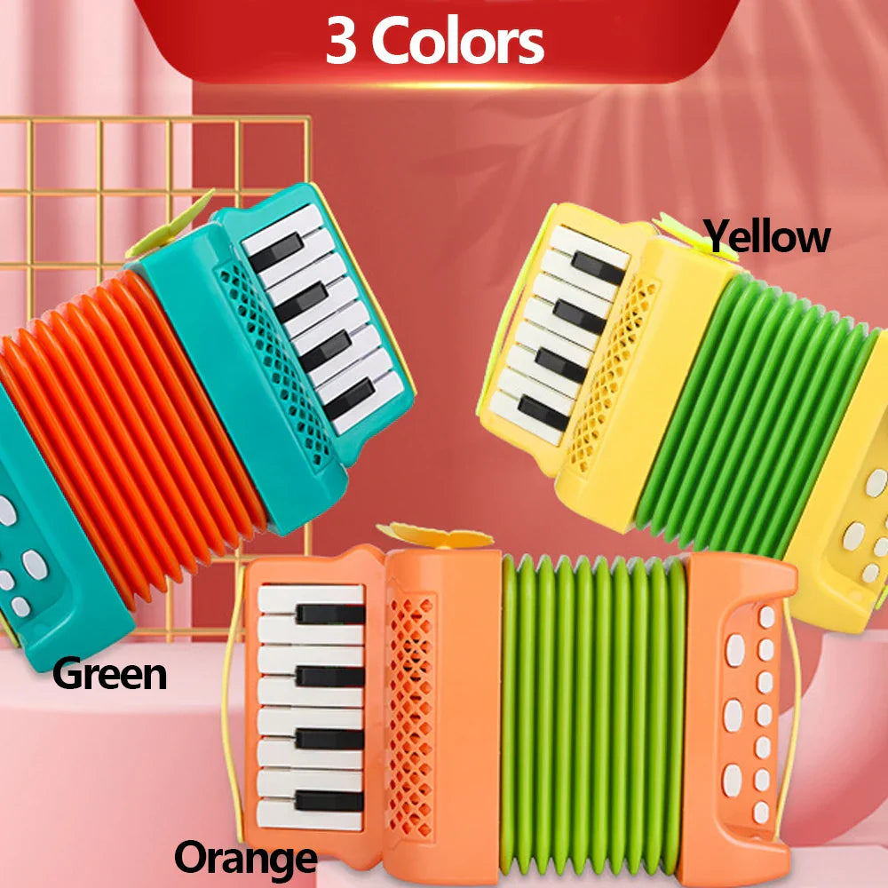 Kids Accordion Toy 10 Keys 8 Bass Accordions