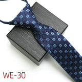 New Suit Business Zipper Tie for Man 48*7cm