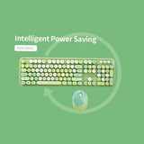 Mofii Sweet Keyboard Mouse Combo Mixed Color 2.4G