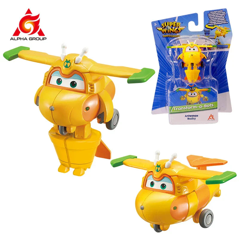 Super Wings S5 2" Mini Transforming Deformation Transform-a-Bots