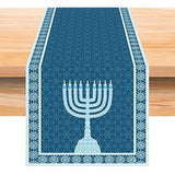 Jewish Menorah Hanukkah Holiday Kitchen Dining Table Decoration