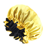New Women Reversible Satin Bonnet Hair Caps Double