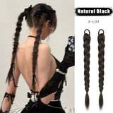 FORLISEE Wig Braid Natural Spicy Girl Pigtail Fried