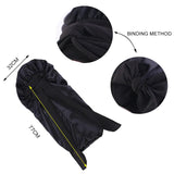 Women Satin Bonnets Adjustable Long Barrel Nightcap Solid