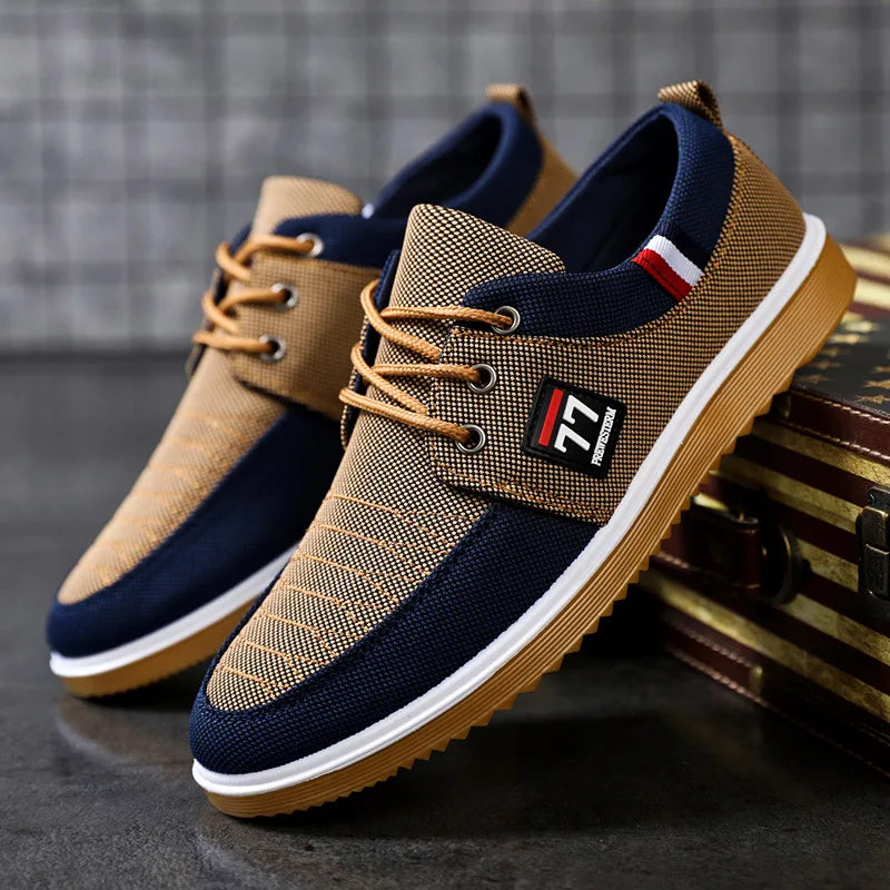 Fashion Casual Shoe 2023 New Men's Canvas Shoes Wear-resistant Running Shoes Cloth Breathable Sneakers for Men Zapatos De Hombre