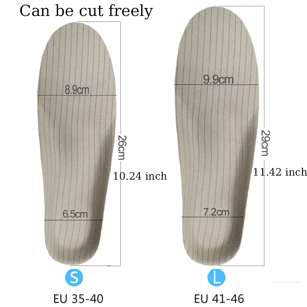 Premium Orthotic Gel Insoles Orthopedic Flat Foot Health