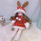 BJD Girl Dolls 30cm Kawaii Points Joint Movable