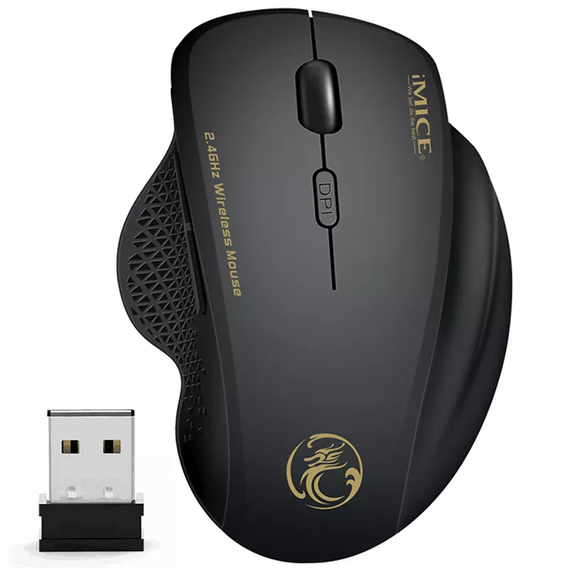 Wireless Mouse Ergonomic Computer Mouse PC Optical Mause