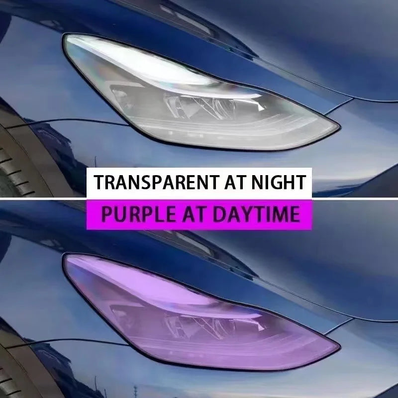 TPU Photochromic Headlight Protection Film PPF Paint Protection