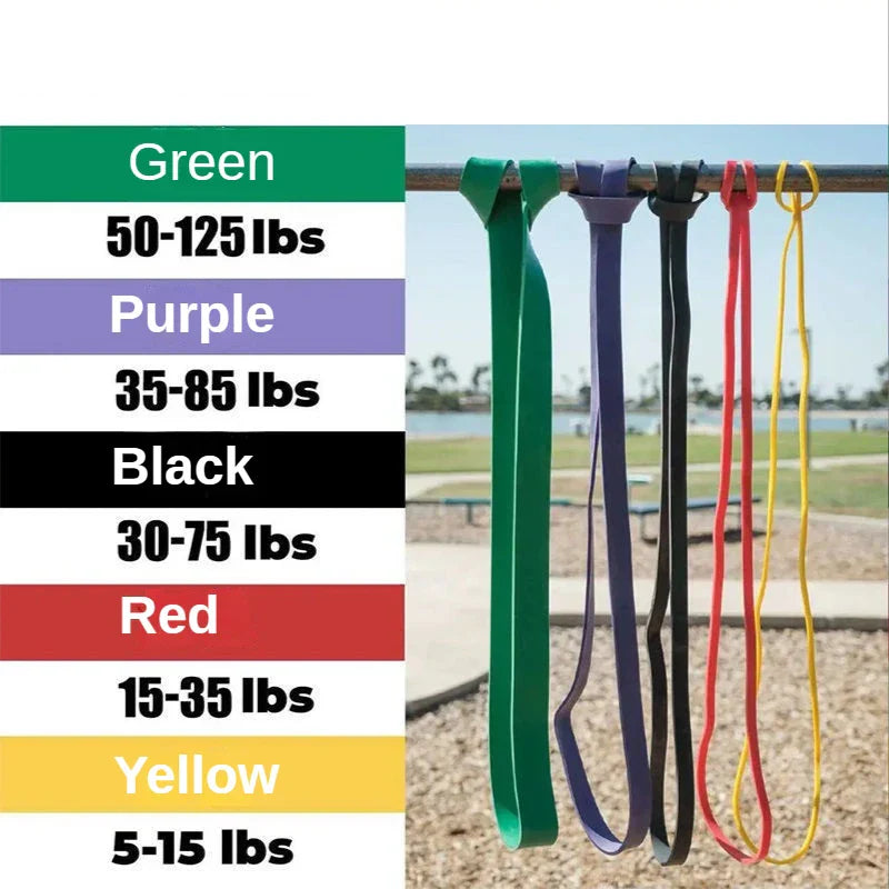 Resistance Bands Exercise Elastic Natural latex Workout Ruber