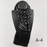 2023 New Spring Winter Silk Scarf Men Luxury