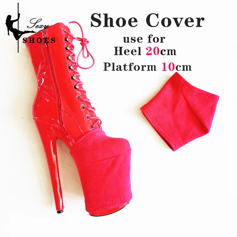 Boot Protective Cover Suede Surface Pole Dance Boots