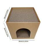 Cat Cardboard Box Wear-resistant Kitten Puppy Exercising Grinding