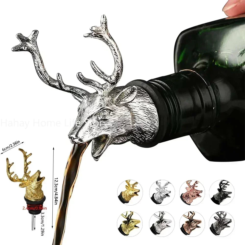 Wine Stopper Deer Champagne Vacuum Seal Wedding Kitchen