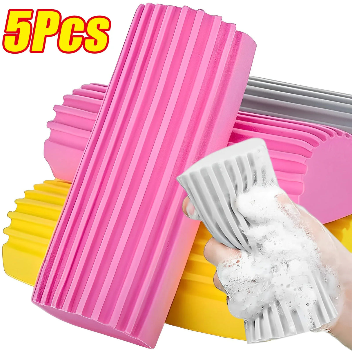 Damp Clean Duster PVA Sponge Reusable Car Detailing