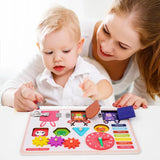 Kids Busy Board Montessori Toy Sensory Activity Educational