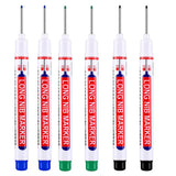 6Pcs/Set 20mm Deep Hole Long Nib Head Markers