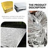 Blanket Survival Thermal Blankets Emergency Foil Rescuing Warm