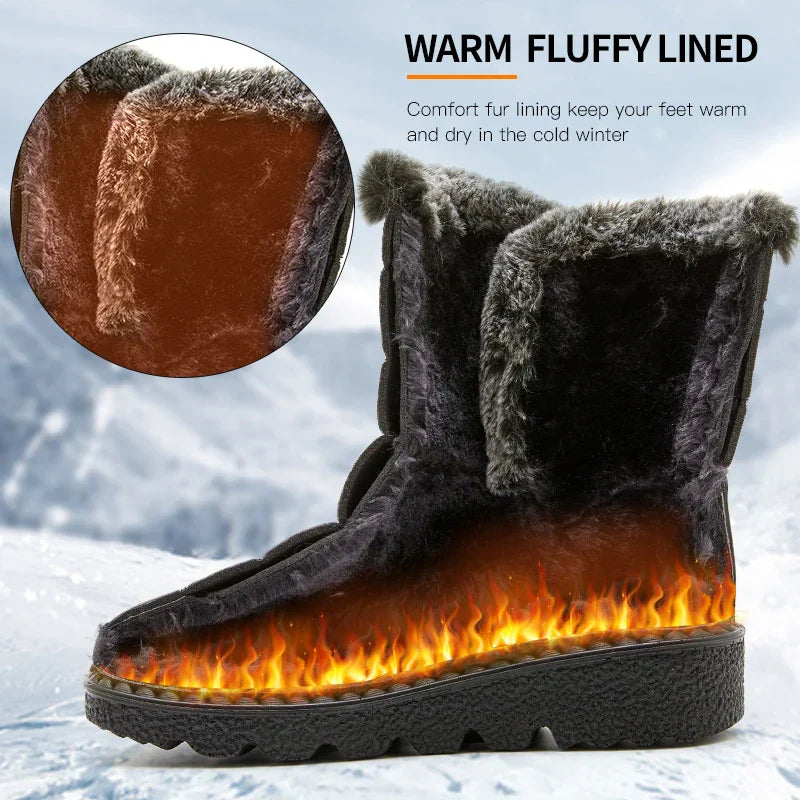 Waterproof Winter Boots for Women 2023 New Faux