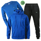 High quality embroidered hooded sweatshirt pants suit casual