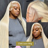 Tewjig HD Transparent 613 Straight 13x6 Lace Front