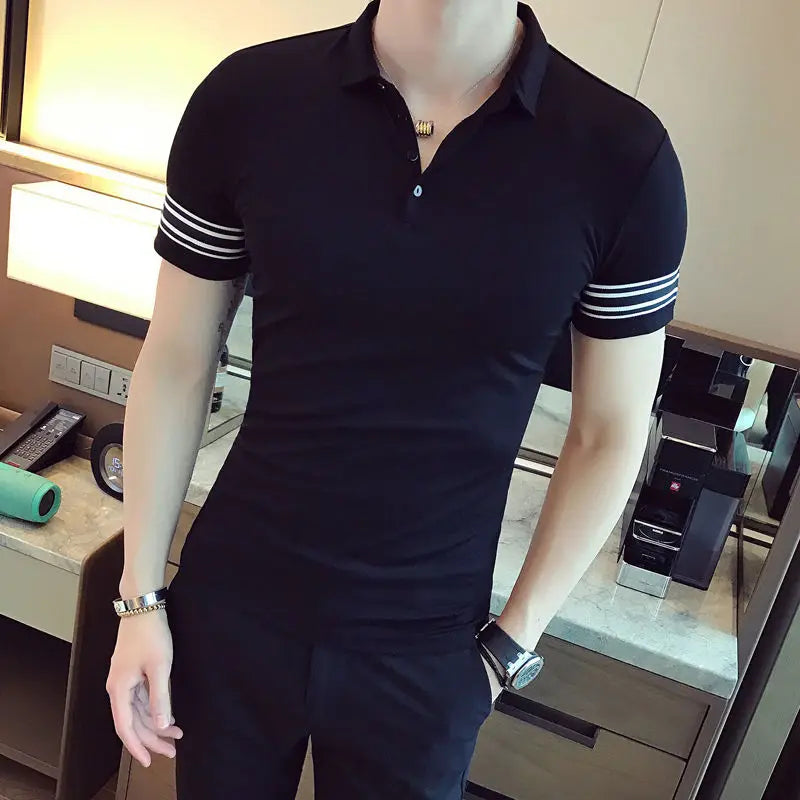 Short Sleeve Shirt for Men 2023 New Solid