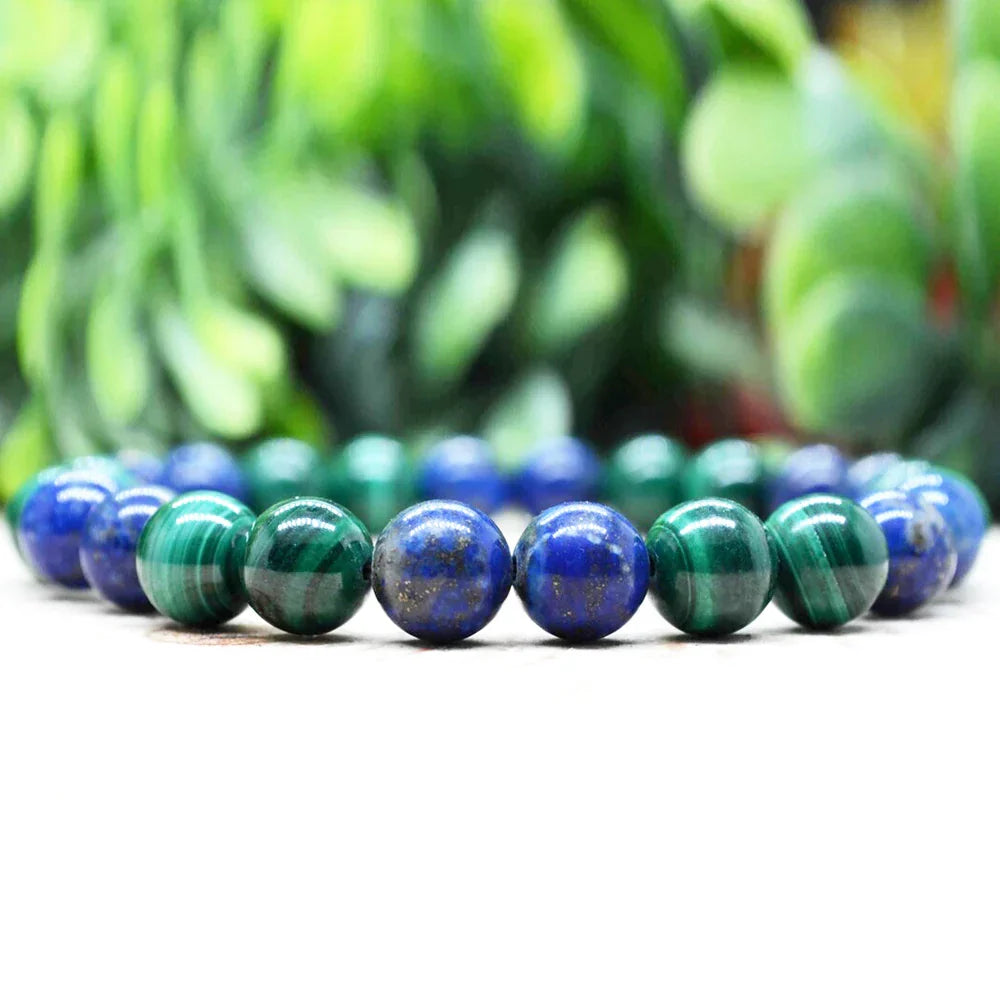 Ruberthen 8 MM Natural AAA Grade Malachite Lapis