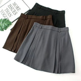 2023 Autumn Clothes Women Pleated Skirt Plus Size