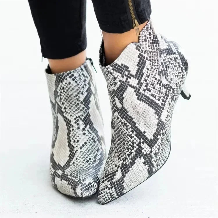 Women Boots Spring 2022 Pointed Toe Stiletto Ankle