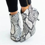 Women Boots Spring 2022 Pointed Toe Stiletto Ankle