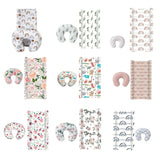 2pcs Printed Nursing Pillow Case Diaper Changing Pad