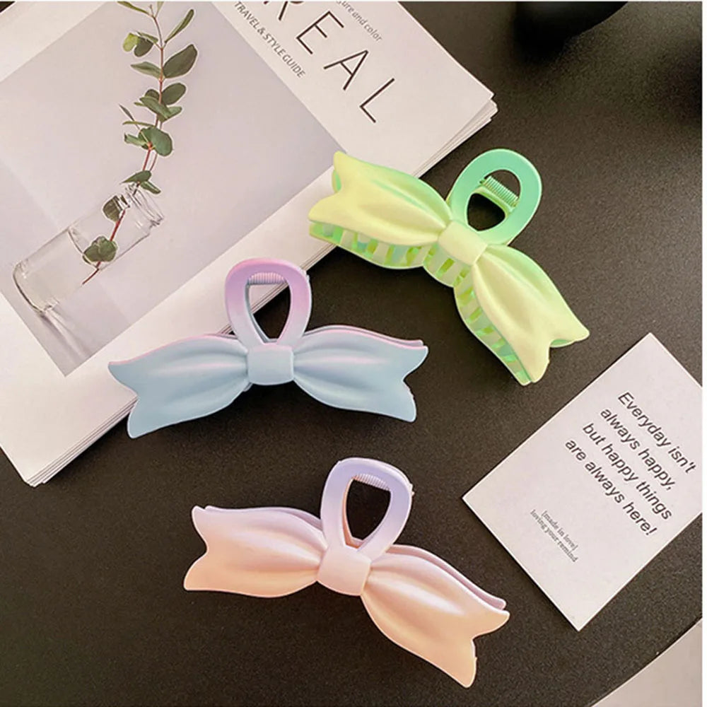 New Geometric Design 12.7CM Oversized Bow Hair Clip
