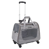 Outing Portable Breathable Puppy Carrier Pull Rod Box