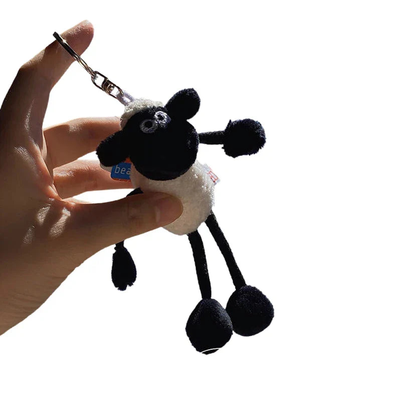 Anime Sheep Shawn plush keychain Cartoon Animal Figure