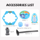 Penguin Breaking Ice Table Game Parent-child Interactive Puzzle