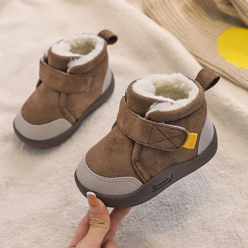 Winter Toddler Kids Girls Snow Boots Plush Warm