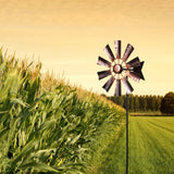 Metal Pinwheels Large Outdoor Ornaments Garden Stake Windmill