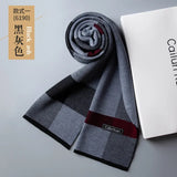 Fashion Classic Business Scarf Men Wool Scarf Soft