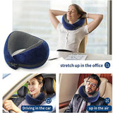Memory Foam Neck Pillow Cervical Vertebra Travel Portable