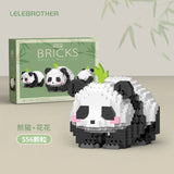 Mini 3D Animal Huahua Panda Building Blocks Model