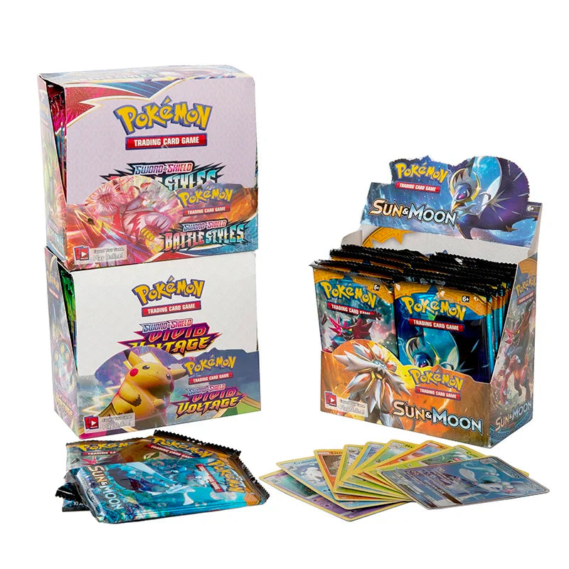 360Pcs Box Pokemon Card Shining Fates Style English