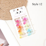 Hair Accessories For Women 6Pcs/Set Mini Crab Hair