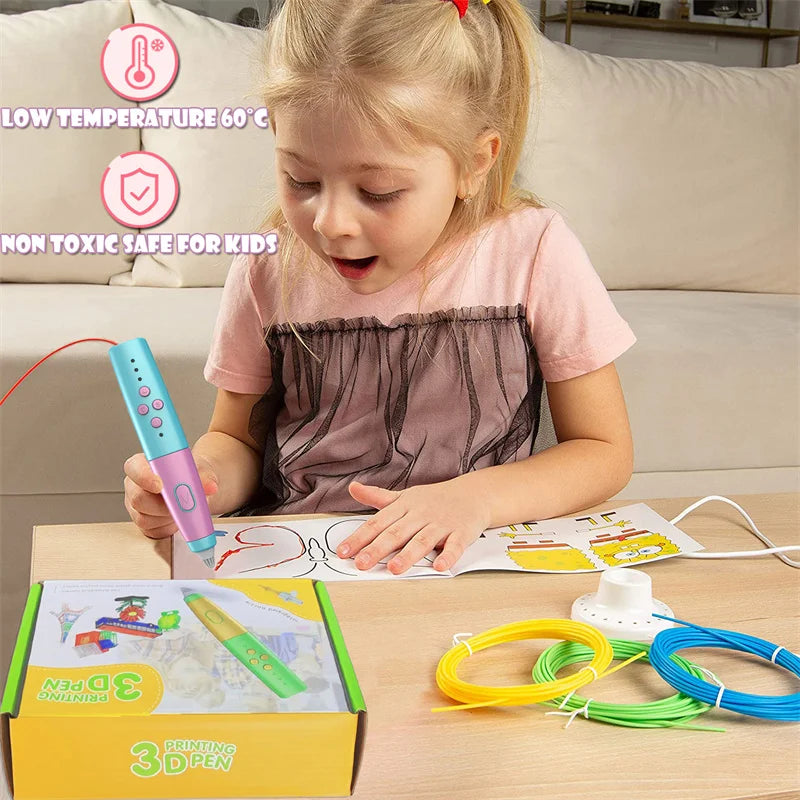 Creative 3D Pen Set for Kids - Perfect