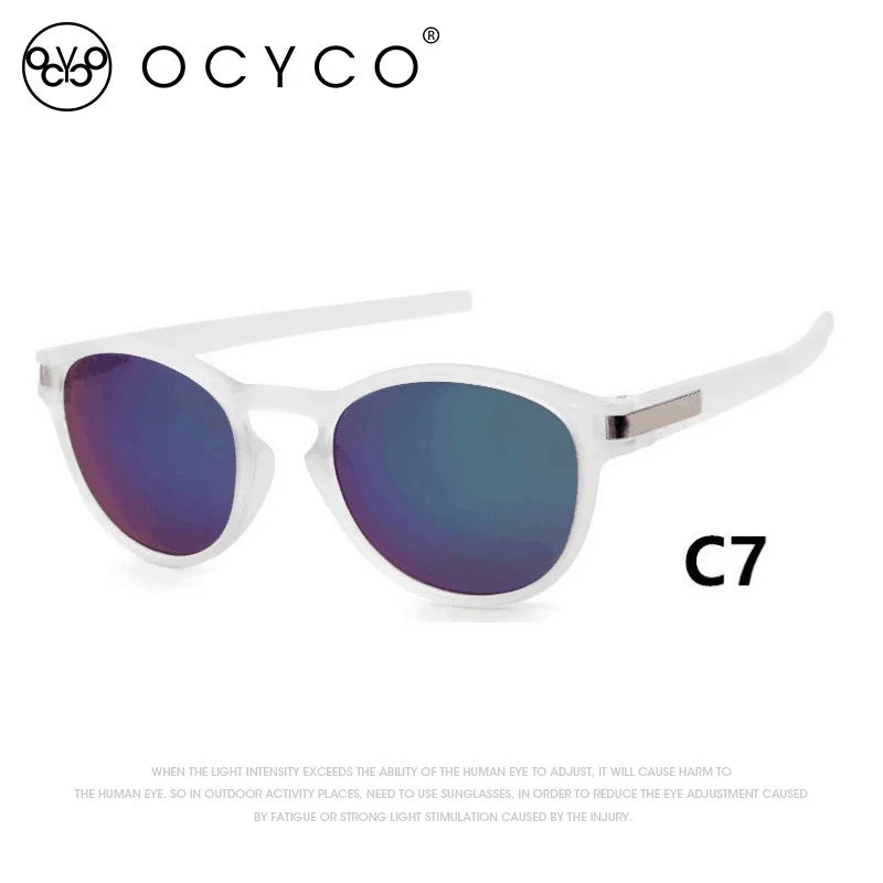 Sport Luxury Brand Classic Round Sunglasses Men Women