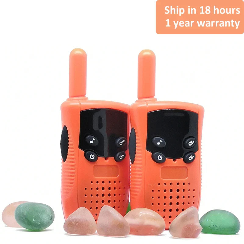 New Mini Walkie Talkie Children Handheld Transceiver Long