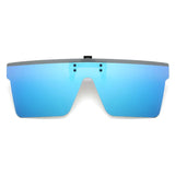 YAMEIZE Clip On Sunglasses Women Men Polarized Flat